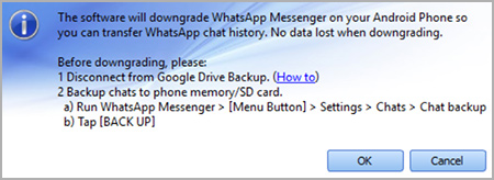 backup data WhatsApp Android